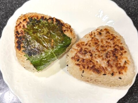 めんつゆで簡単焼きおにぎり!